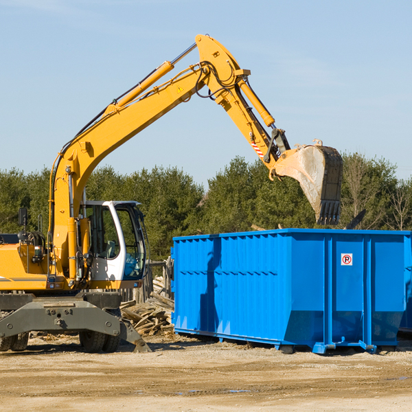 can i choose the location where the residential dumpster will be placed in South Moline IL